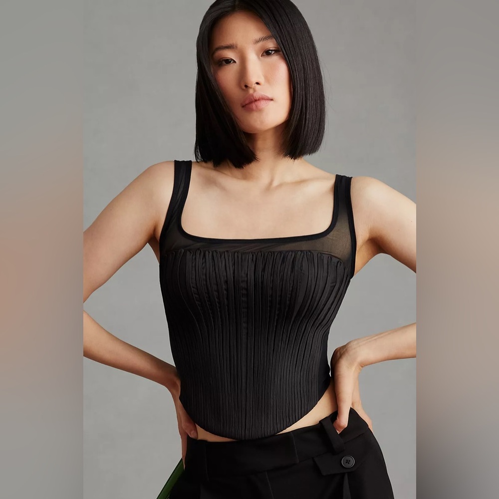 NWT • Anthropologie Geisha Designs Structured Corset